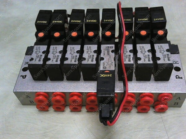 NVJ314M | SMC (8) NVJ314M, (1) NVJ3233Y PNEUMATIC ASSEMBLY 24VDC SOLENOID VALVE - Image 3