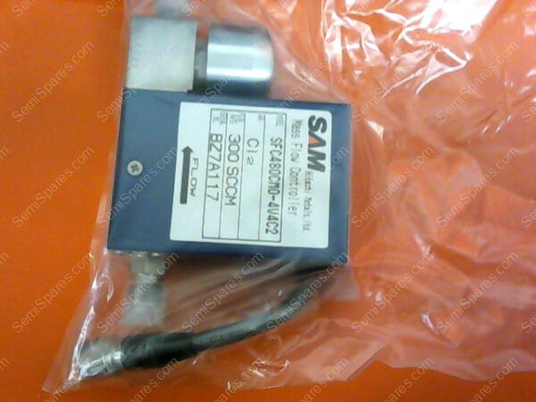 SFC480CMO-4V4C2 | SAM HITACHI METALS, ITD MASS FLOW CONTROLLER SFC480CMO-4V4C2 GAS CI2 FLOW RATE 300SCCM S/N BZ7A117 - Image 6