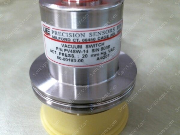 60-00193-00 | PRECISION SENSOR DIV VACUUM SWITCH P/NPV48W-14 SN/8038 ACT.PRESS 20MM HG.VAC 60-00193-00 - Image 3