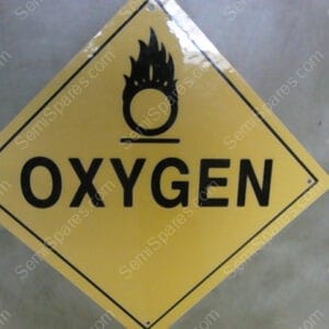 OXYGEN PLACARD | OXYGEN D.O.T PLACARD