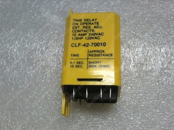 CLF-42-70010 | POTTER & BRUMFIELD CLF-42-70010 TIME DELAY ON OPERATE EXT. RES. ADJ, 10AMP, 240VAC, 1/3HP, 120VAC - Image 2