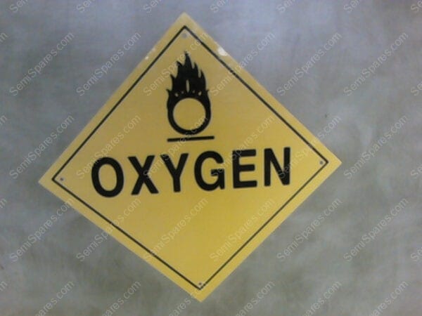 OXYGEN PLACARD | OXYGEN D.O.T PLACARD - Image 2