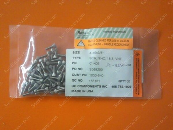 SC-3250-00 | SCREW VENTED, 4-40X3/8 - Image 2