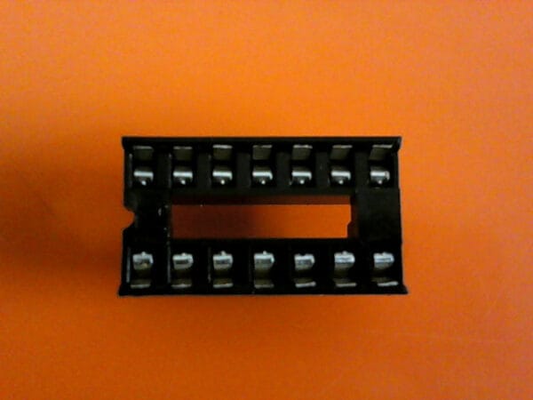2.54MM PITCH | 2.54MM PITCH 7.6MM ROW PITCH 2 ROW 14 FLAT PINS SOLDERING DIP IC CHIP SOCKET ADAPTOR - Image 3