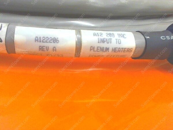 A122206 | PLENUM HTR,POWER FIXTURE,P/N A122206 - Image 2