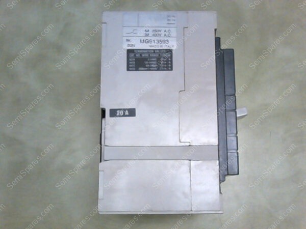 SACE S3N | ABB SACE S3 S3N CIRCUIT BREAKER 3 POLE UNIT ISSUE NO. SR-318 TYPE S3N 600VAC 40 DEGREES C - Image 5
