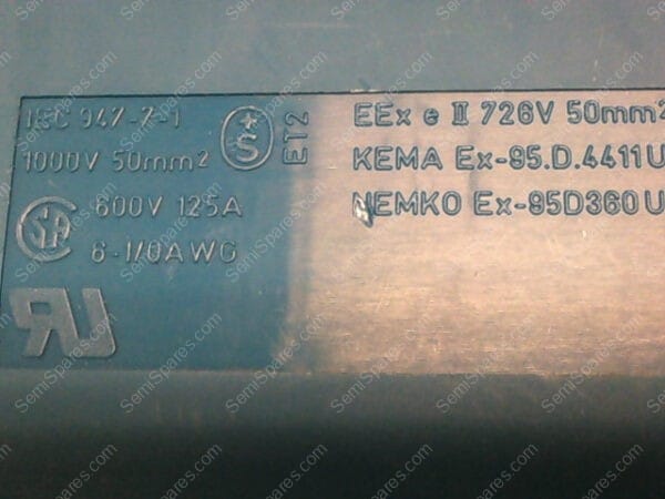 3009105 | PHOENIX CONTACT FEED-THROUGH TERMINAL BLOCK 600V 125A - Image 6