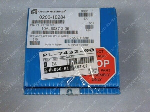 PL-7432-00 | PIN, LIFT, 0200-10284, AMT-C2 - Image 2
