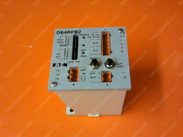 D64RPB2 | GROUND FAULT RELAY 10 MA - 6.4 AMP RANGE 24-250V AC/DC CONTROL VOLTAGE - Image 9
