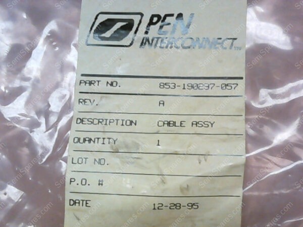 853-190297-057 | ASSY,CA,COAX,57" - Image 6