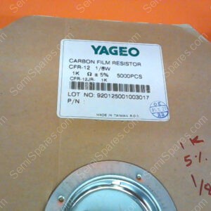 1.OKETR-ND | CARBON FILM RESISTOR CFR-12 1/6W 1K 5% (5000PCS