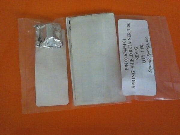 XX-8150-00 | SPRING RETAINER,00-674494-01, SHEILD RETAINER 3180 REV. G - Image 3