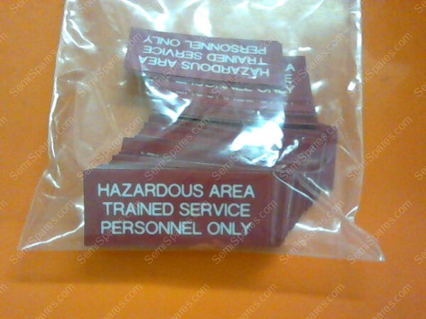 785-653136-001 | HAZARDOUS AREA TRAINED SERVICE PERSONAL ONLY - Image 5