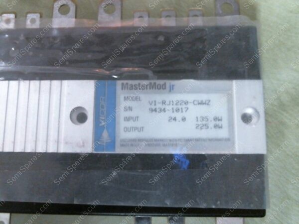 VI-RJ1220-CWWZ | VICOR MASTERMOD JR MODEL VI-RJ1220-CWWZ S/N 9434-1017 INPUT 24.0 135.0W OUTPUT 225.0W - Image 4