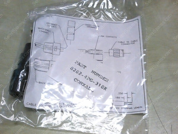 8282-4PG-318 | CONXALL 8282-4PG-318 MINI-CON-X PLASTIC CONNECTOR STRAIGHT CABLE RECEPTACLE 4 PIN-SOLDER CONTACTS - Image 3