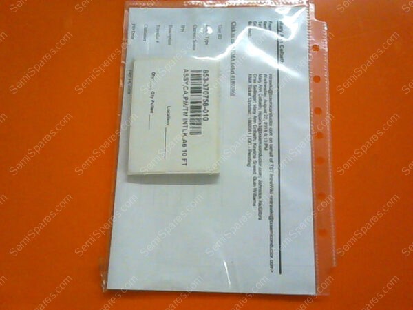 853-370758-010 | ASSY,CA,PM/TM INTLK,A6 10 FT - Image 5