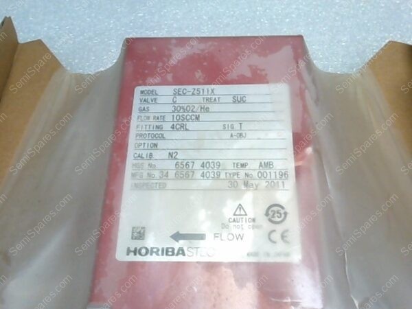 SEC-Z511X | HORIBA STEC-Z511X MASS FLOW CONTROLLER - Image 4