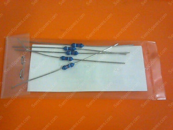 392KX | 1/4 WATT 1% METAL FILM RESISTORS 392K OHM (PKOF 5) - Image 3