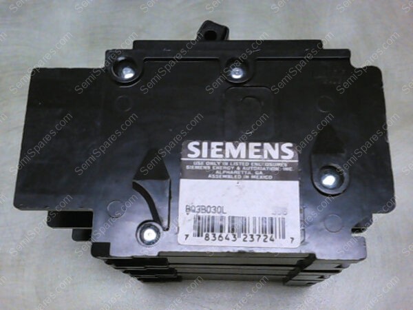 BQ3B030L | SIEMENS BQ3B030L 30-AMP THREE POLE 240-VOLT 10KAIC LUG IN / LUG OUT BREAKER - Image 5
