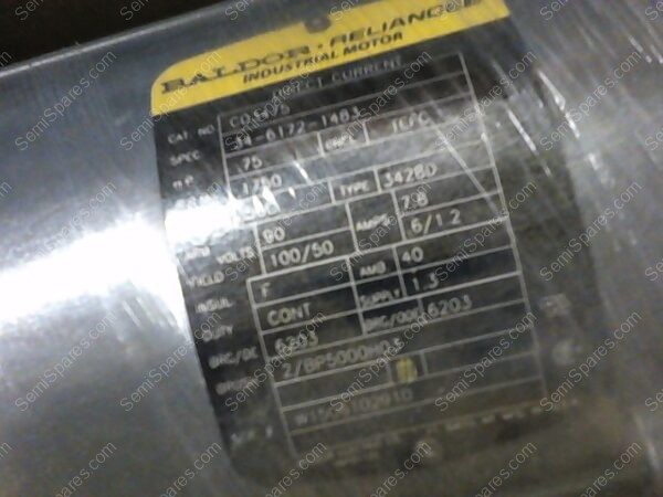 MO-2170-00 | MOTOR,3500003,3/4HP DRIVE,V97500TF-SPL-B - Image 3