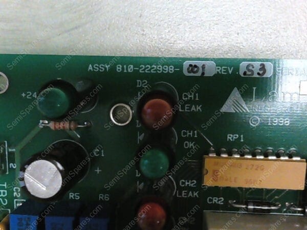 810-222998-001 | ASSY,PCB,CONT,4 CH,WTR LK SEN - Image 2