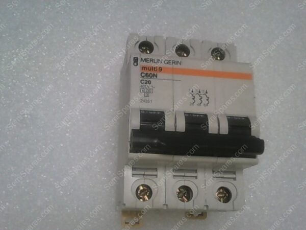 C60N C20 | CIRCUIT BREAKER 3 POLE C60N C20, 400V - Image 4