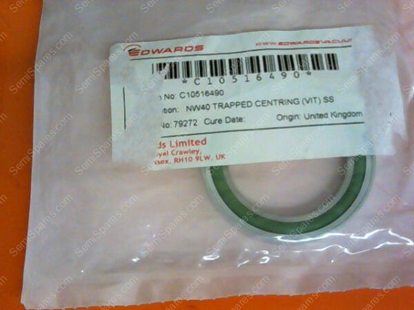 C10516490 | EDWARDS NW40 TRAPPED CENTRING (VIT) SS C10516490 - Image 3