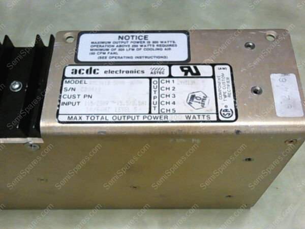 RMC301B-5000-0000 | ACDC ELECTRONICS RMC301B-5000-0000, INPUT 115/230V, 50/60HZ, 24V@13A - Image 4