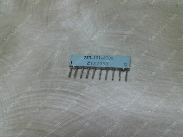 750-101-R10K | 750-101-R10K CTS SOLID CERAMIC SIP RESISTOR - Image 3