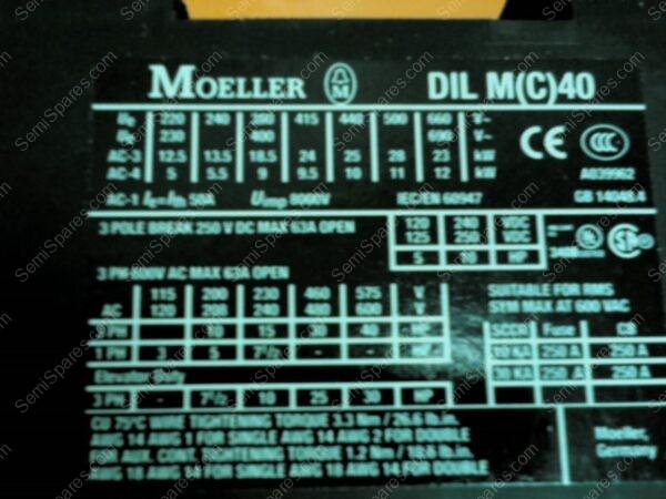 CB-0035-00 | CONTACTOR, MAIN, POWER, P/N 73123-04 - Image 5