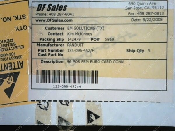 135-096-452/H | 96 POS FEM EURO CARD CONN - Image 6