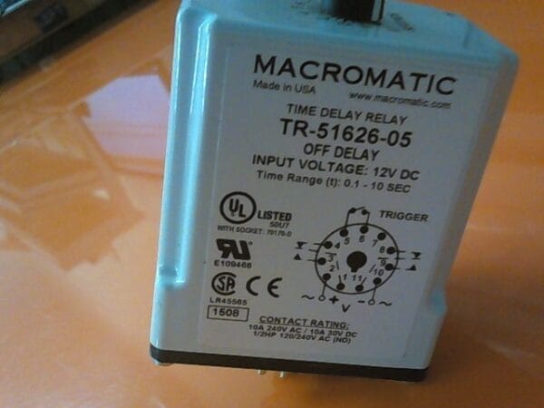RY-9825-00 | RELAY, TR5162605, 12VDC, 10AMP - Image 3