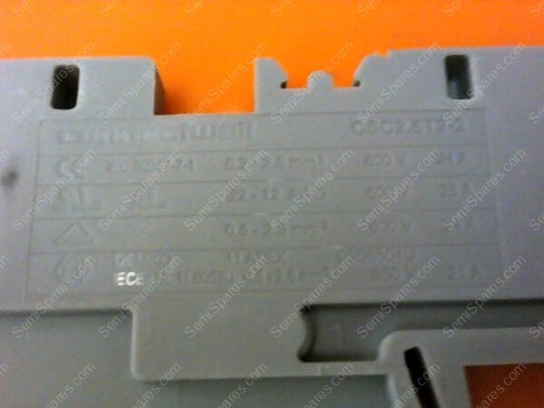 CSC2.5T2-2 | CONNECTWALL CSC2.5T2-2 2.5MM  CONNECTION SPR CLAMP TERMINAL BLOCK - GREY - Image 5