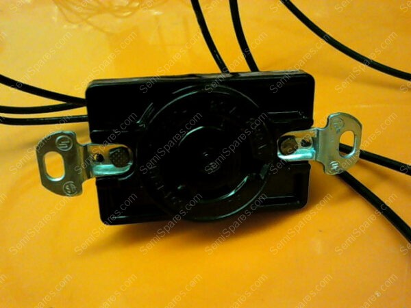 20A-250V | HUBBELL BLACK LOCKING RECEPTACLE, 20 AMPS, 250VAC VOLTAGE 20A-250V - Image 6