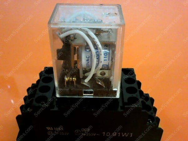 5A240VAC-110/120VAC | OMRON RELAY MY2 110/120VAC IEC255 5A250VAC 5A240VAC 5A28VDC - Image 4