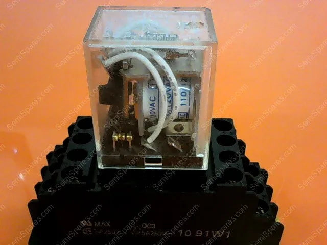 5A240VAC-110/120VAC | OMRON RELAY MY2 110/120VAC IEC255 5A250VAC 5A240VAC 5A28VDC - Image 4