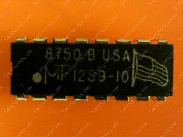 MT1259-10 | 256K x 1 100NS DRAM MEMORY IN A 16 PIN DIP - Image 3