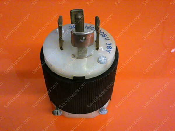 30A120 | HUBBELL 30A 120/208V TWIST LOCK TURN & PULL PLUG - Image 4