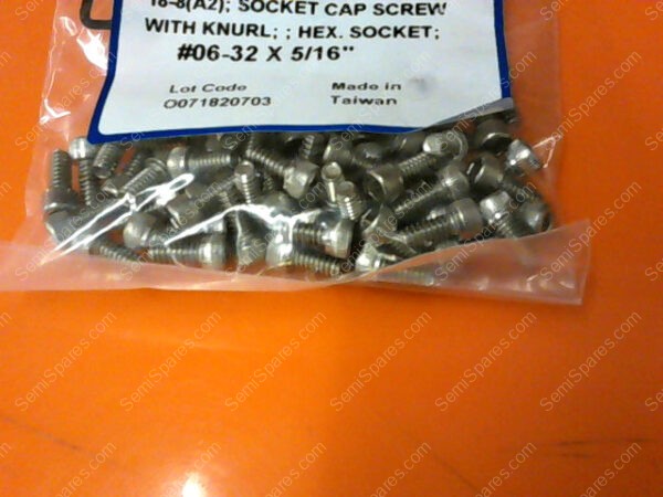 51254589 | SOCKET HEAD CAP SCREW WITH KHURT; HEX. SOCKET; #06-32 X 5/16 PN/51254589 (PACK OF 50) - Image 5