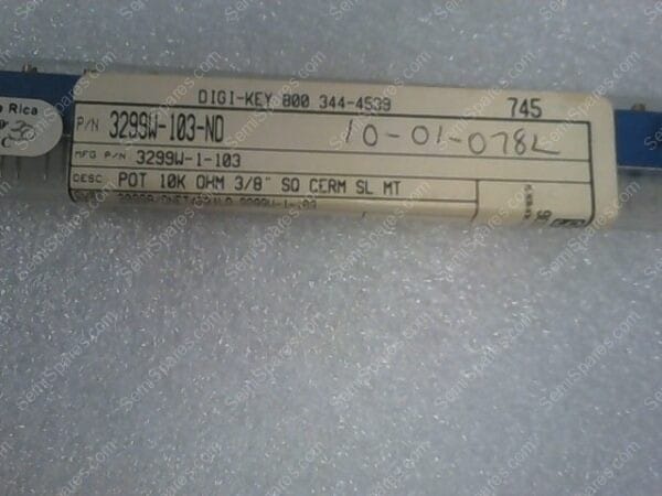 3299W-1-103 | POT 10K OHM 3/8" SQ CERM SL MT - Image 4