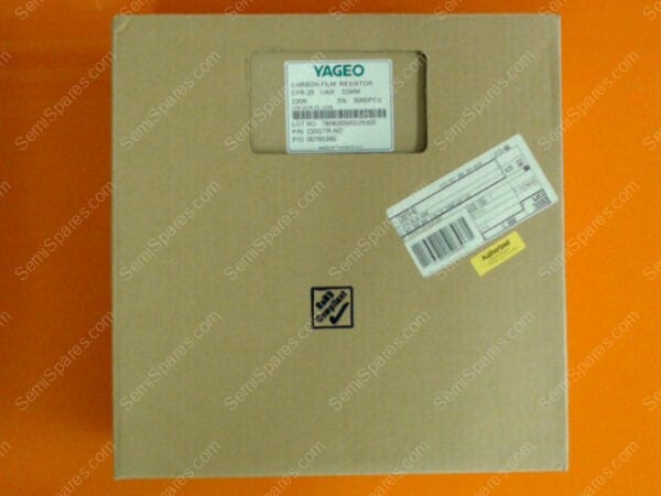 220QTR-ND | CARBON FILM RESISTOR, CFR-25  1/4W  52MM  220R  5% (5000)PCS - Image 4