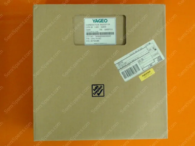 220QTR-ND | CARBON FILM RESISTOR, CFR-25  1/4W  52MM  220R  5% (5000)PCS - Image 4