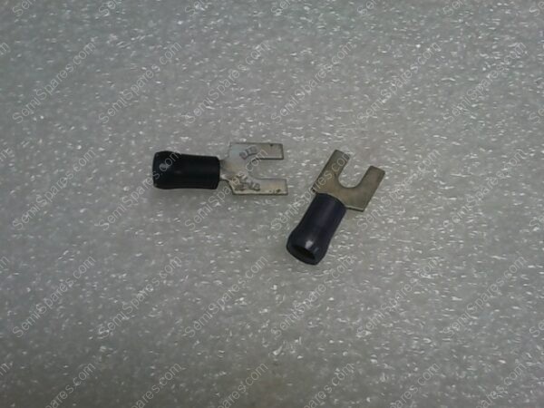 INSULATED SOLDERLESS | #6 SCREW SIZE INSULATED SOLDERLESS BLOCK SPADE 16-14 WIRE RANGE - Image 3