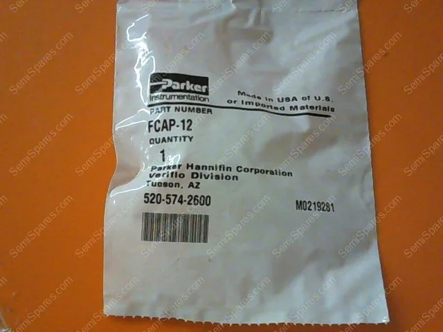 FCAP-12 | PARKER, FCAP12 PFA PLUG, 12FLARE - Image 2