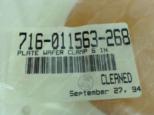 716-011563-268 | PLATE WAFER CLAMP 6 IN - Image 6