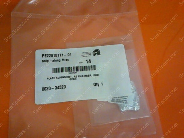 0020-34320 | PLATE ALIGNMENT, RS CHAMBER, SGD GECO P/N 0020-34320 - Image 5
