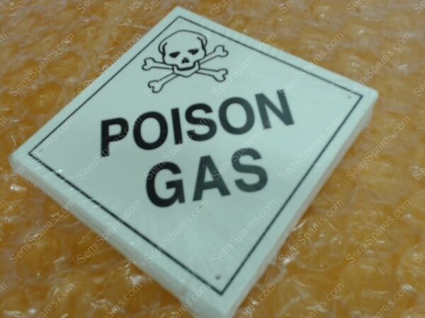 CM-2085-00 | LABEL,POISON GAS, CS-452 - Image 2