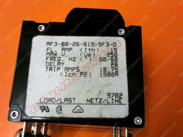 AF3-B0-26-615-SF3-D | CARLING SWITCH, INC. CIRCUIT BREAKER 30A 3 POLE AF3-B0-26-615-SF3-D - Image 6