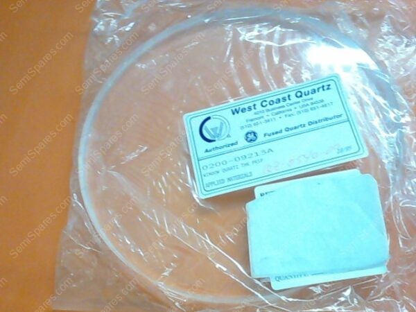 QZ-0512-00 | WINDOW QUARTZ THK PRSO #0200-9213A - Image 3
