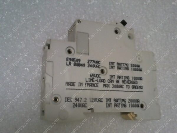 C60N 4A | MULTI 9 SINGLE POLE CIRCUIT BREAKER, 1A, 277 VAC, TYPE C - Image 3